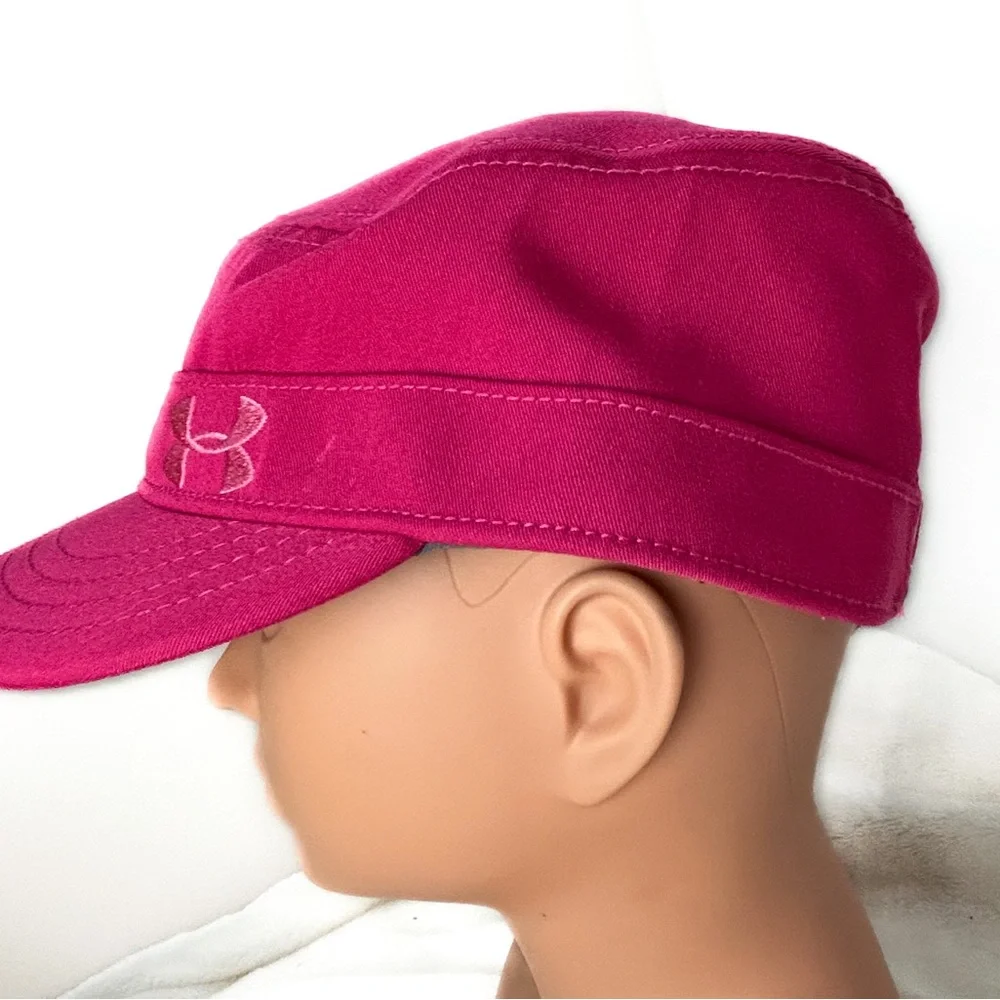 Under‎ Armour Pink Barbiecore Newsboy Hat Cap Women's OSFA